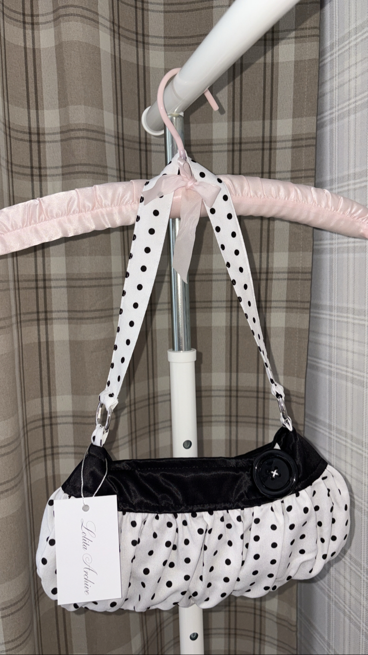 Viscose Button Bag