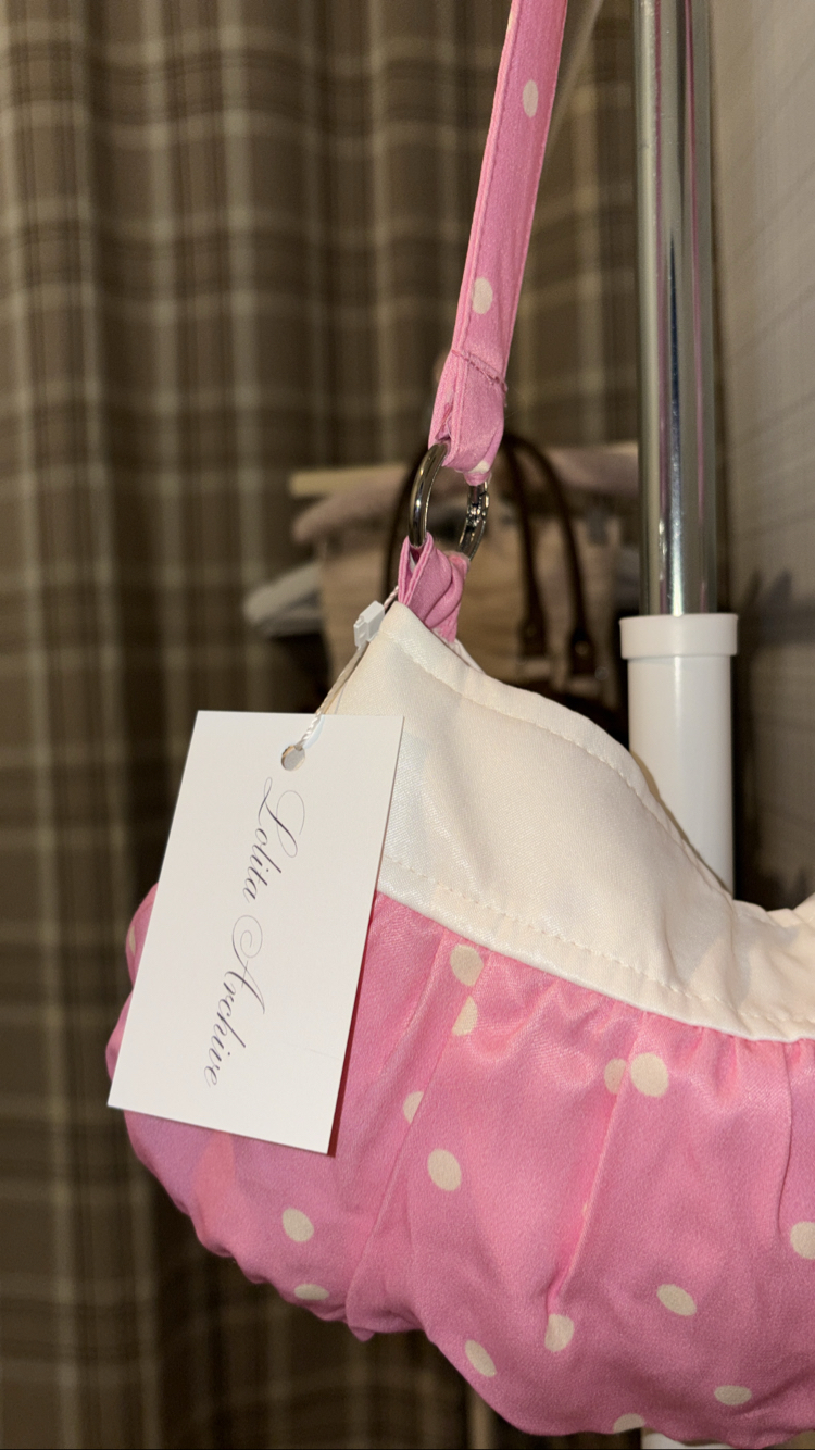 Cindy Pink Button Bag