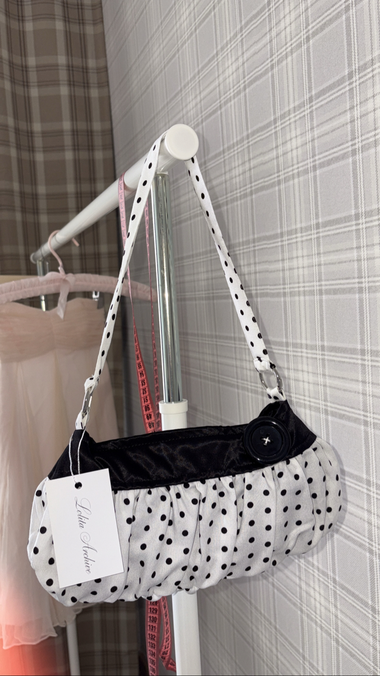 Viscose Button Bag