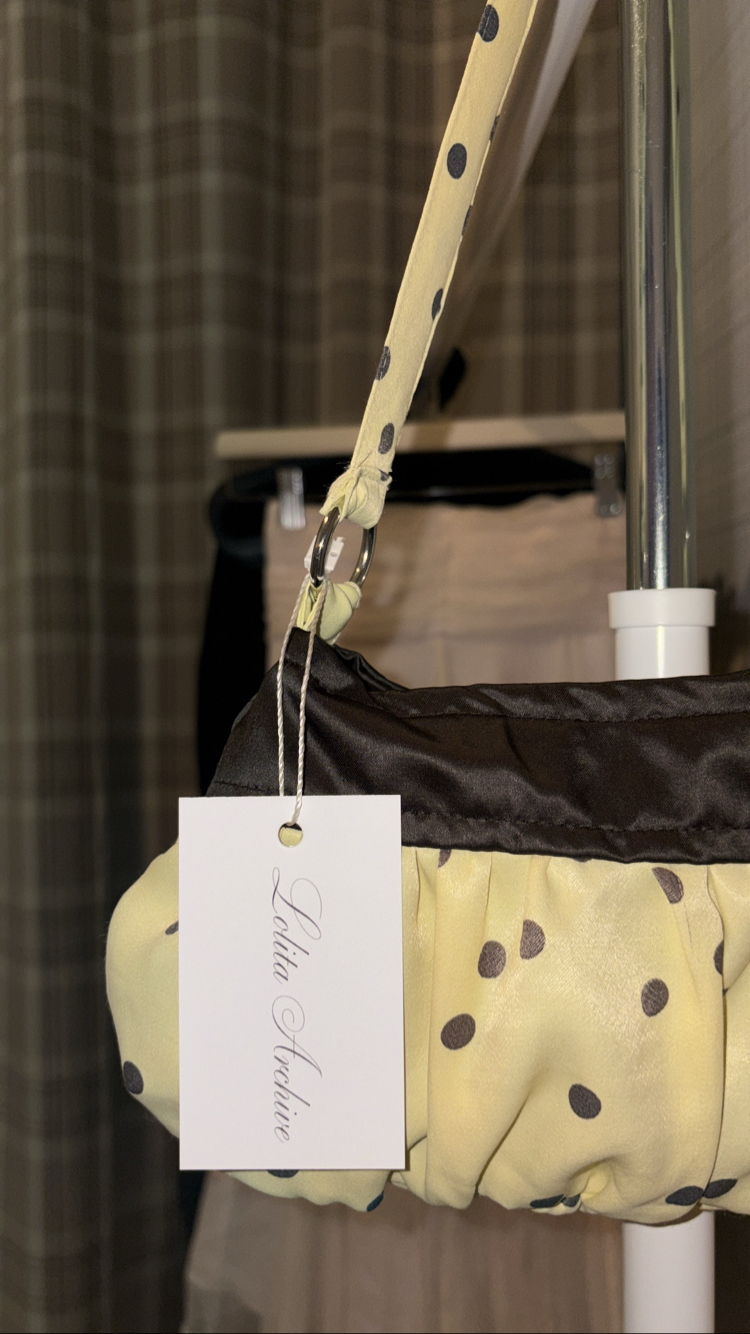 Butter Yellow Button Bag