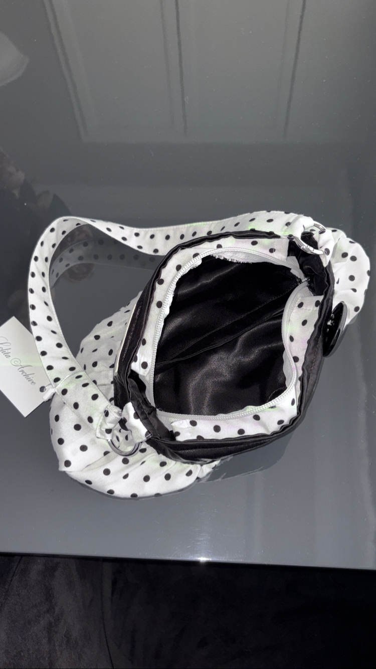 Viscose Button Bag