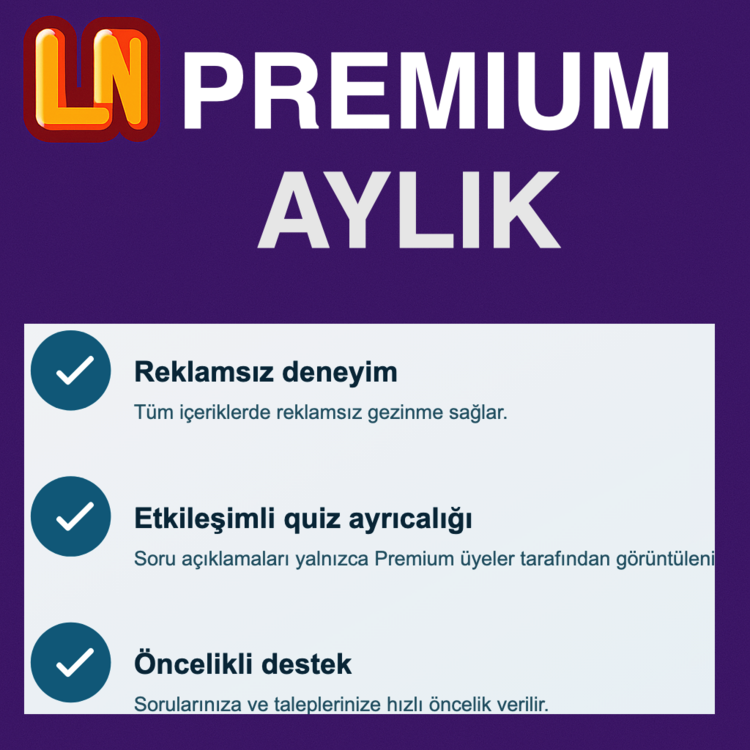 Premium Üyelik  LOLONOLO / AYLIK