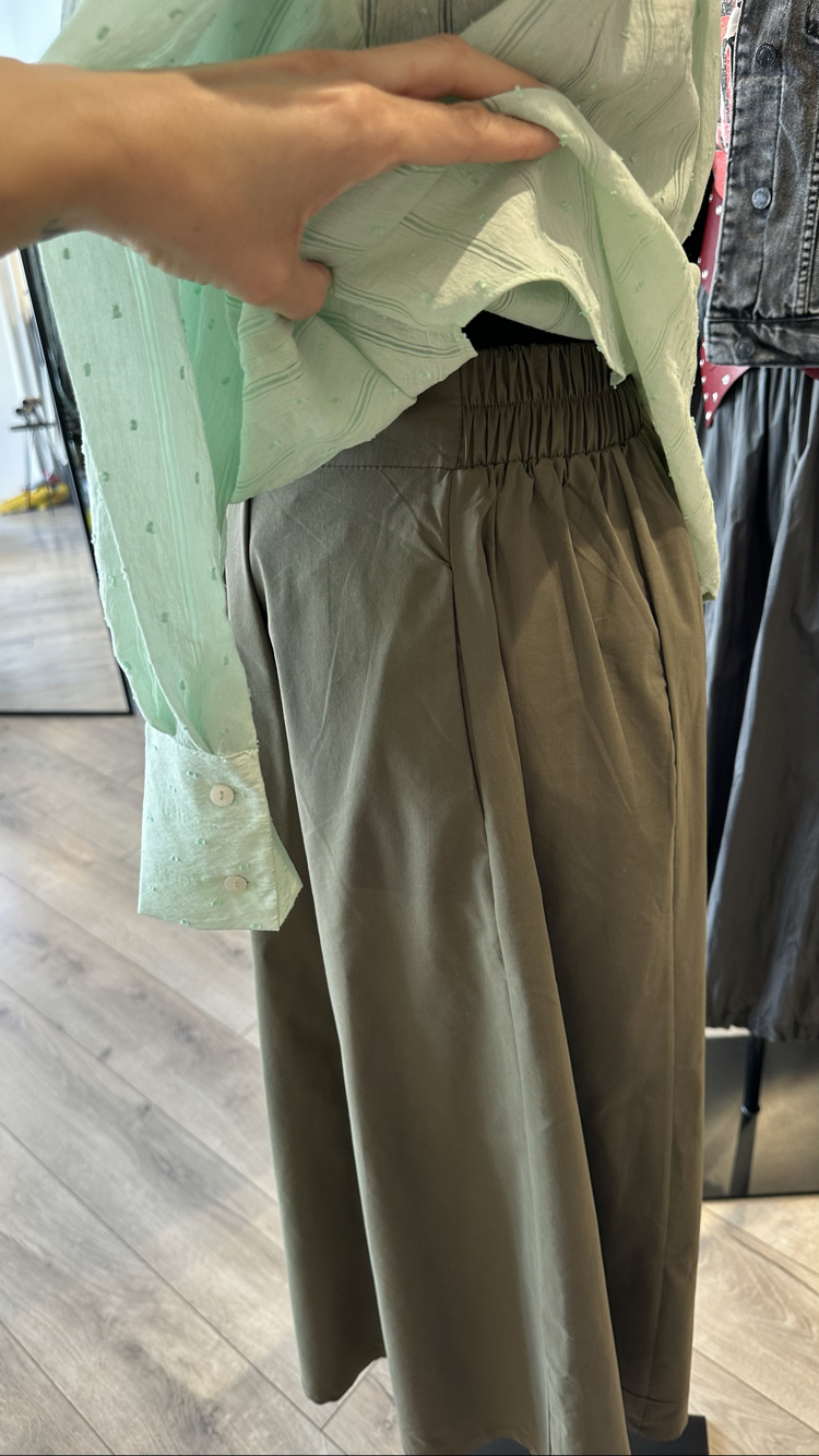 Etek Görünümlü Pantolon( kalıp bol)