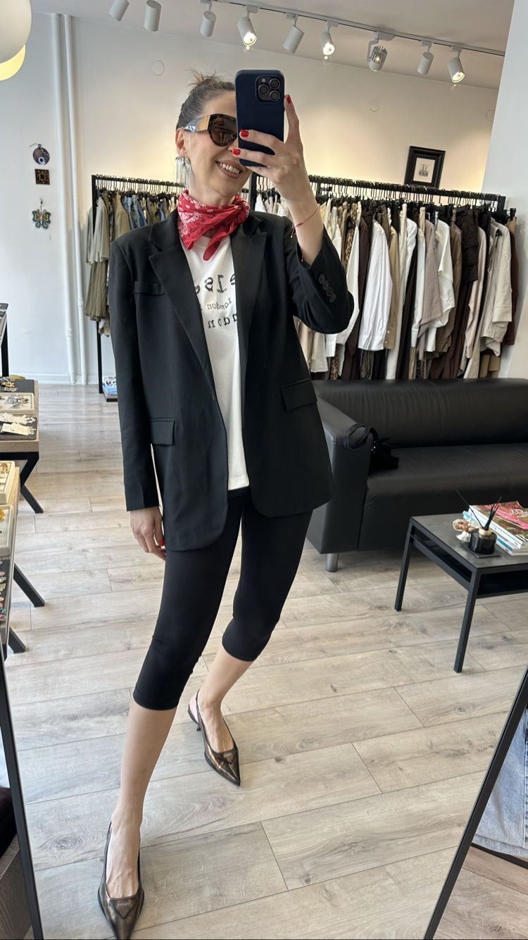 Siyah Blazer Ceket