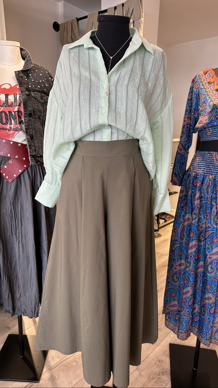 Etek Görünümlü Pantolon( kalıp bol)