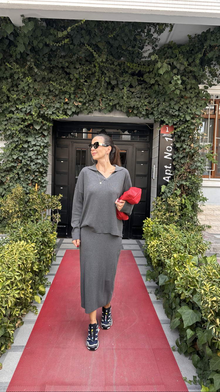 Antrasit Triko Takım