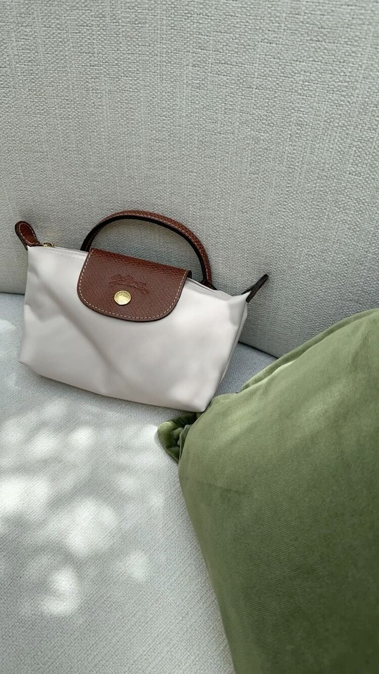 Longchamp Le Pliage “ Cream “