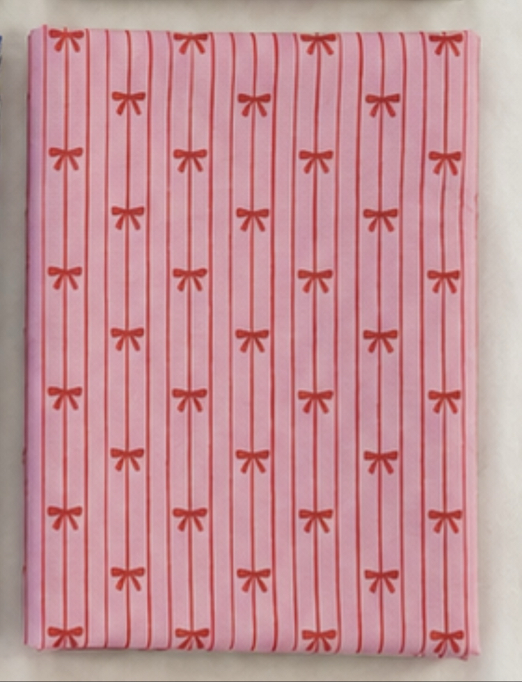 Pembe Çizgili Kurdeleli Kılıf