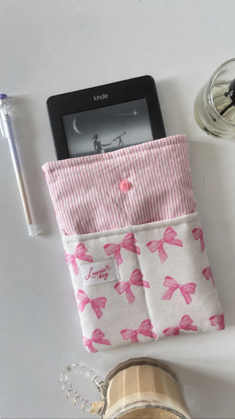 Fiyonklu Kitap/Kindle/Tablet Kılıfı