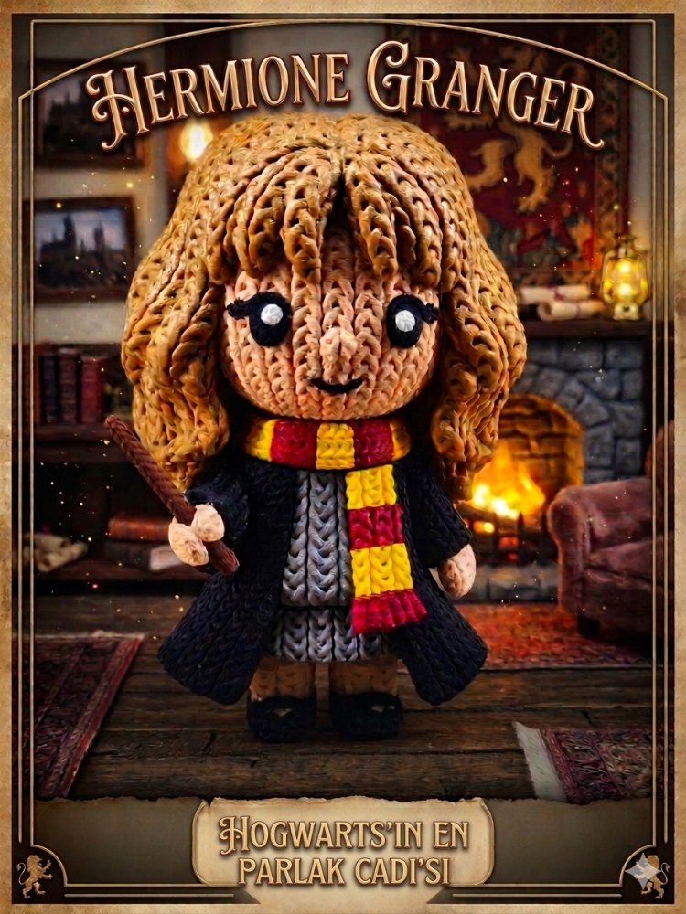 Hermione Granger Örgü Desenli Figür