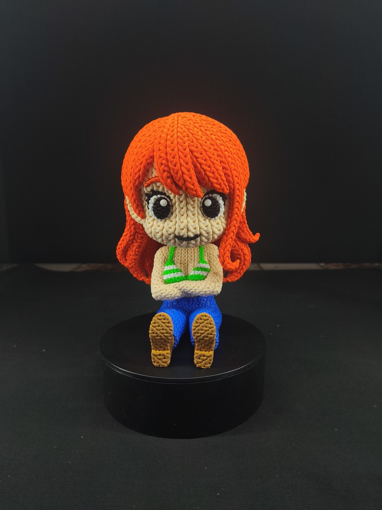 One Piece Örgü Desenli Nami Figürü
