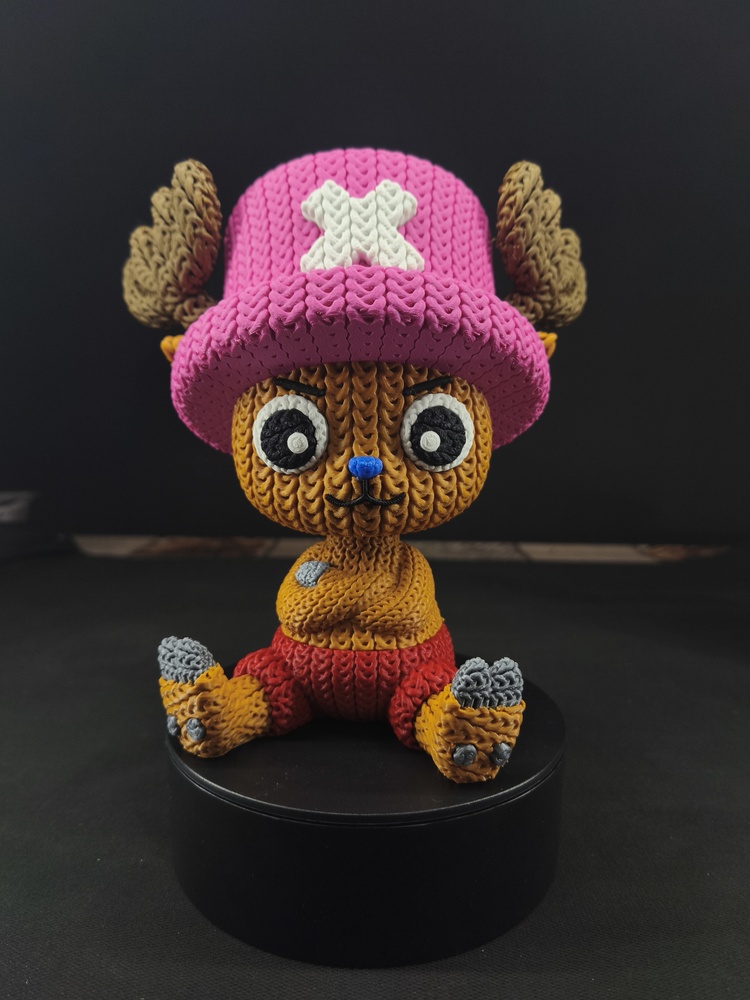 One Piece Örgü Desenli Chopper Figürü