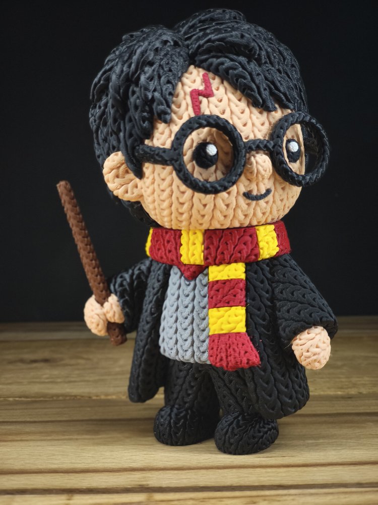 Harry Potter Örgü Desenli Figür