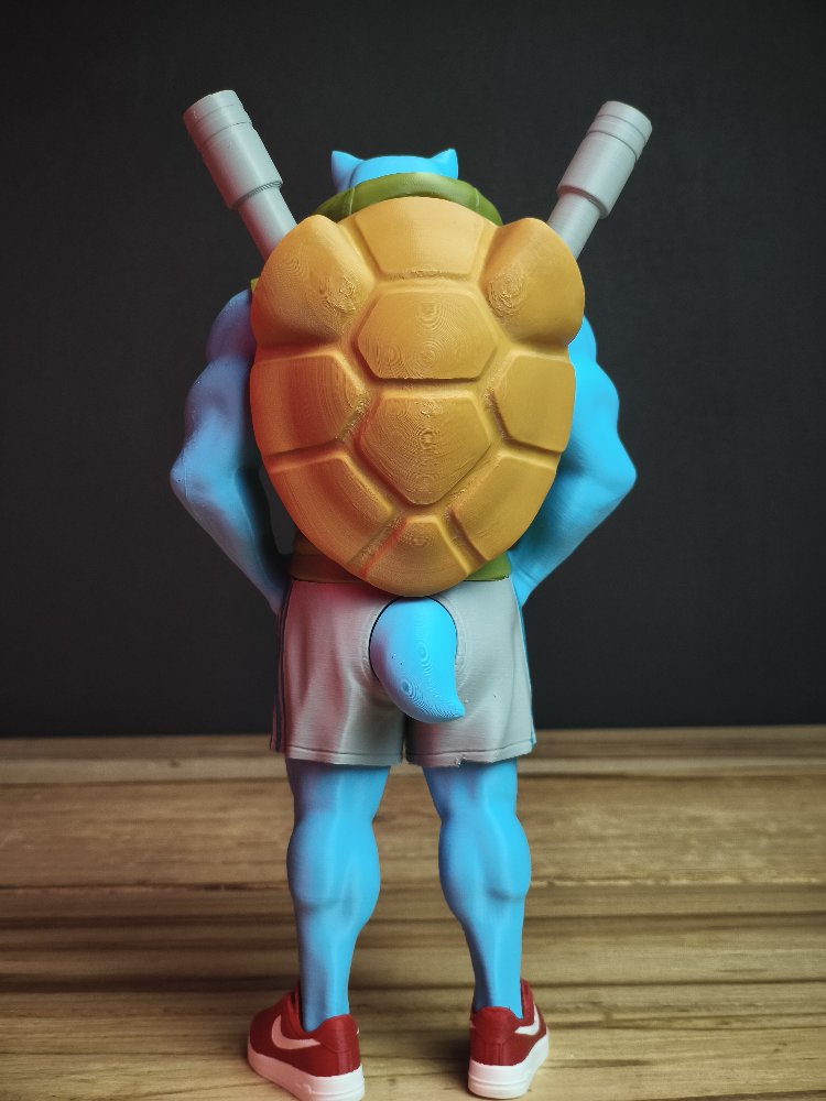 Blastoise Urban (Sokak Stili) Kapüşonlu Özel Tasarım Figür

