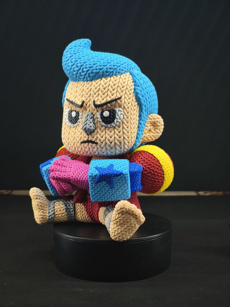 One Piece Örgü Desenli Franky Figürü