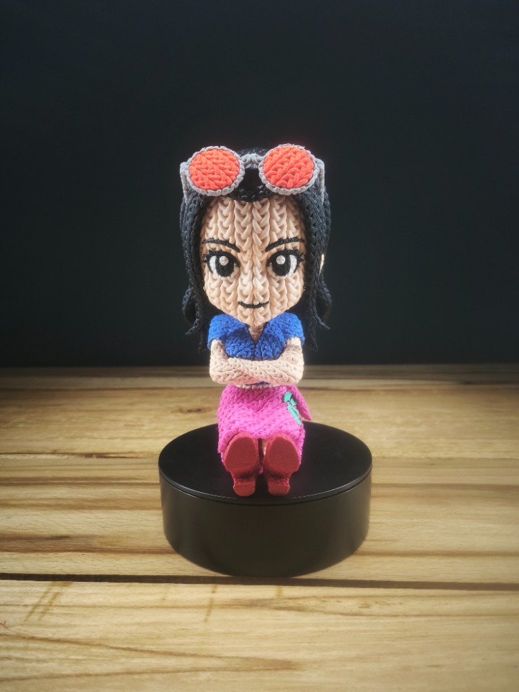 One Piece Örgü Desenli Nico Robin Figürü