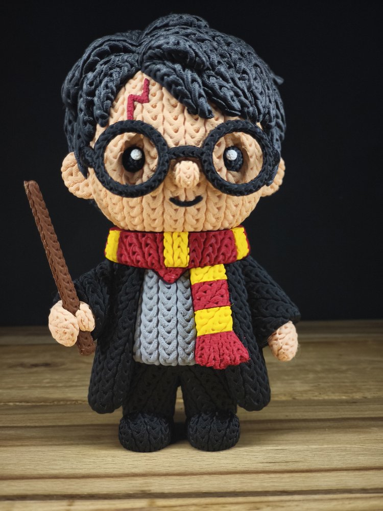 Harry Potter Örgü Desenli Figür