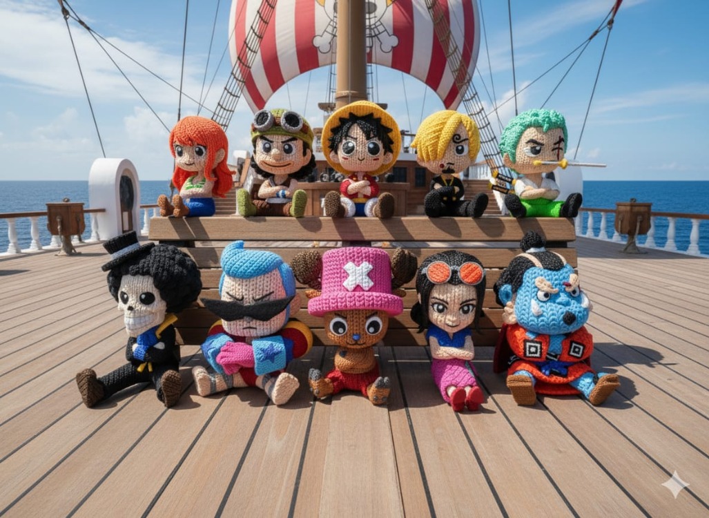 One Piece Hasır Şarpka Tayfası Figür Koleksiyonu