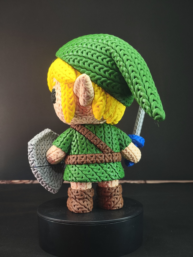 The Legend Of Zelda Örgü Desenli Link Figürü