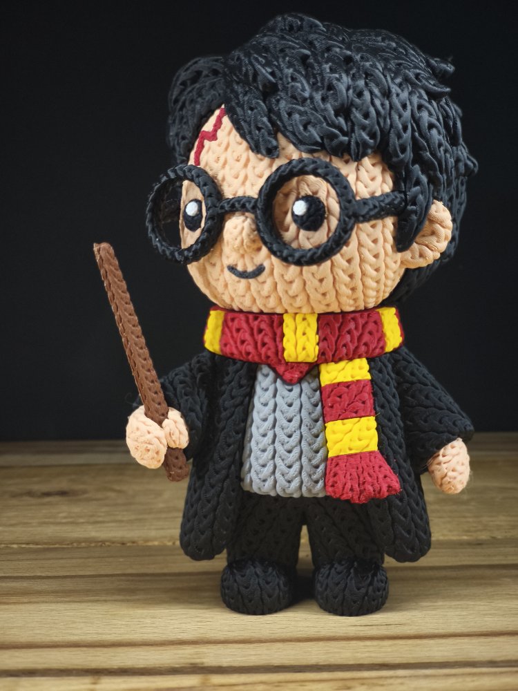 Harry Potter Örgü Desenli Figür
