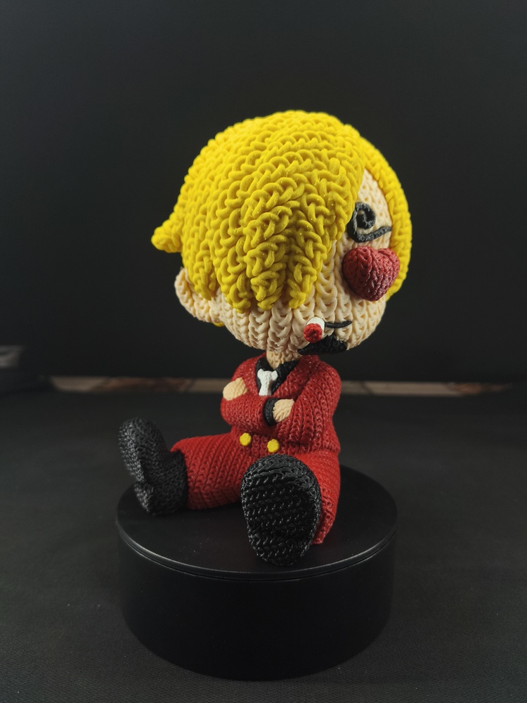 One Piece Örgü Desenli Sanji Figürü