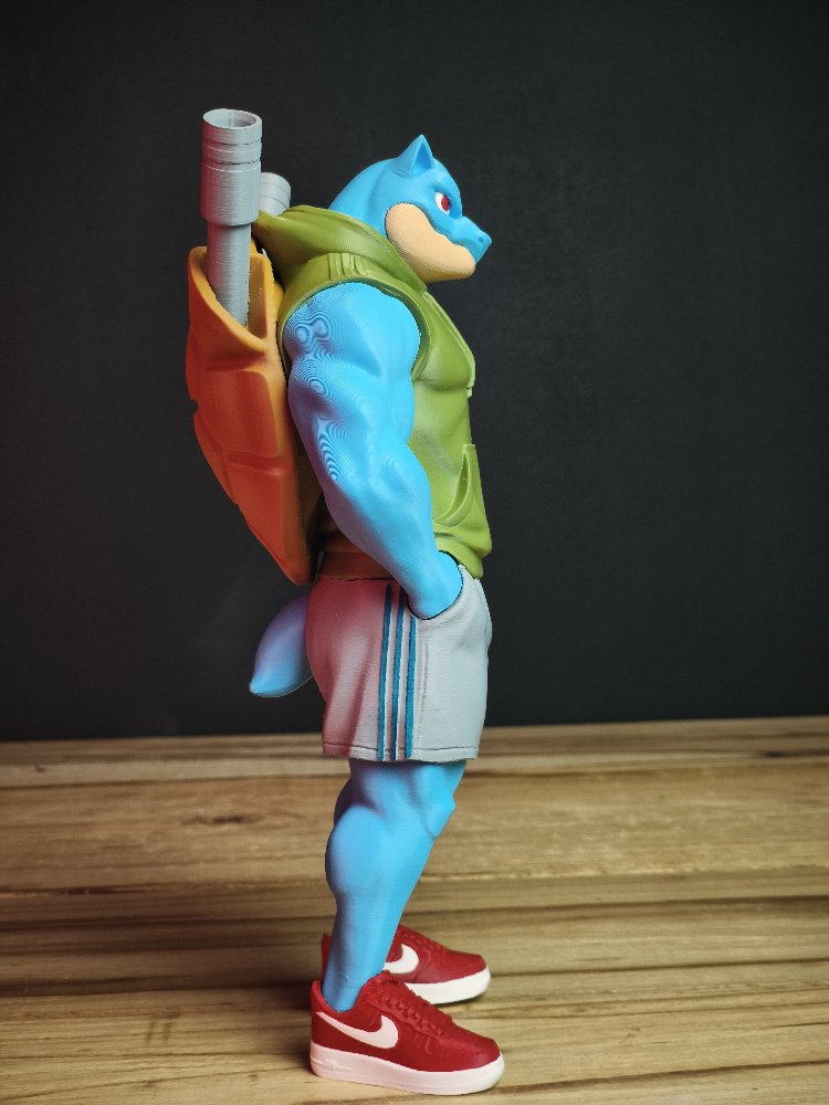 Blastoise Urban (Sokak Stili) Kapüşonlu Özel Tasarım Figür

