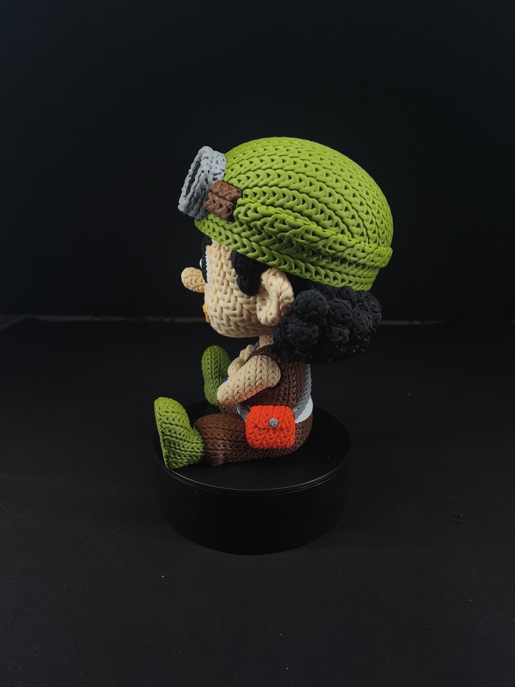 One Piece Örgü Desenli Usopp Figürü