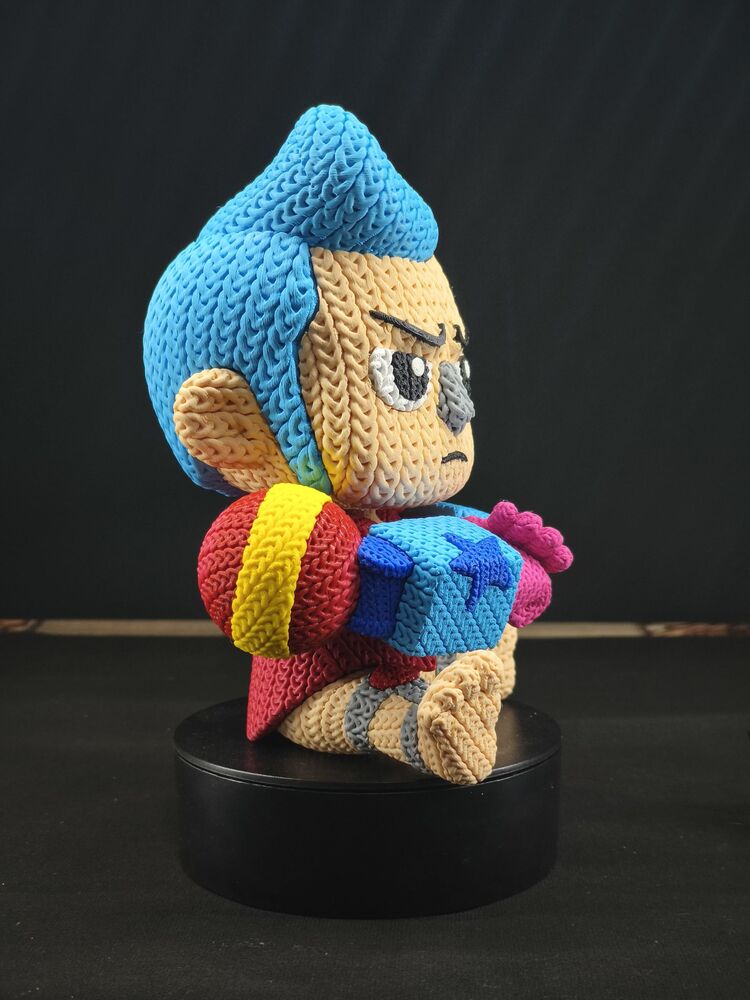 One Piece Örgü Desenli Franky Figürü