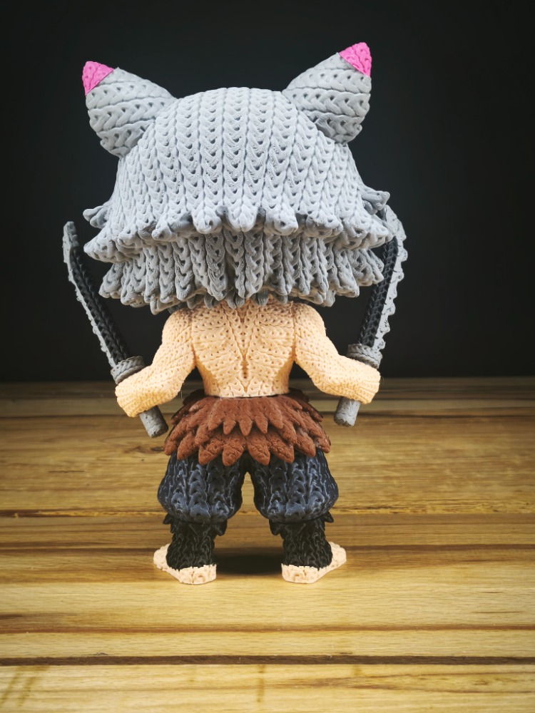 Demon Slayer Örgü Desenli İnosuke Figürü