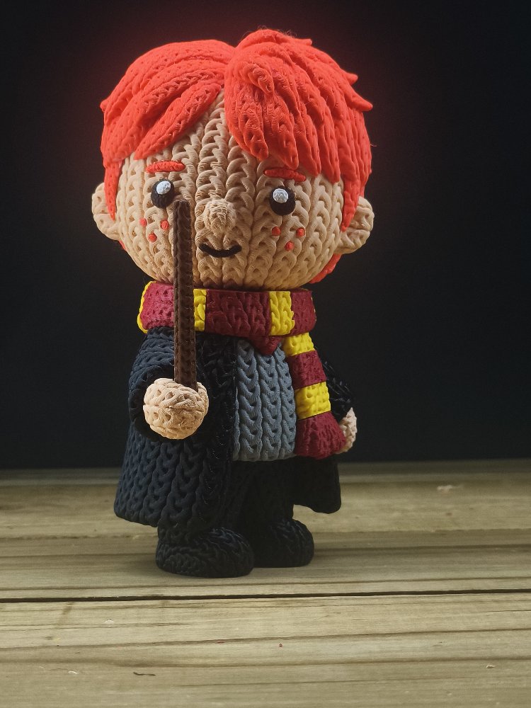 Ron Weasley Örgü Desenli Figür