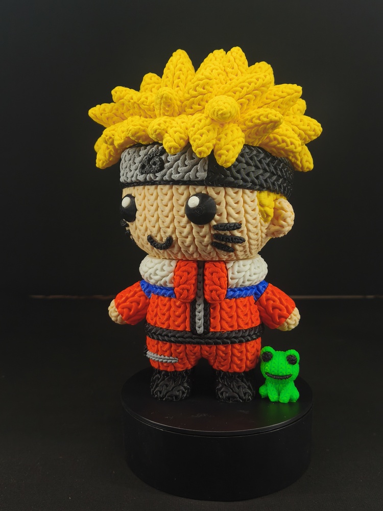 Naruto Örgü Desenli Figür
