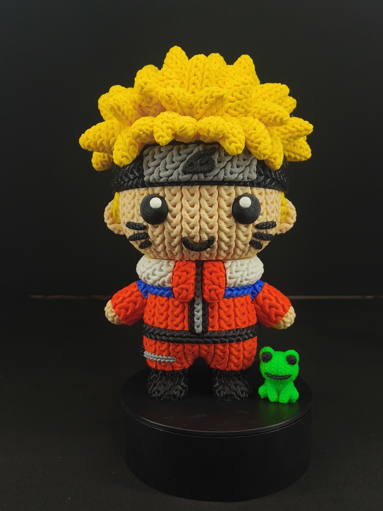 Naruto Örgü Desenli Figür