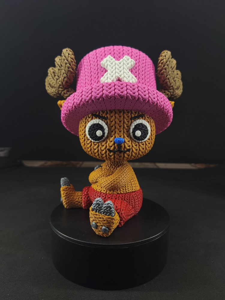 One Piece Örgü Desenli Chopper Figürü