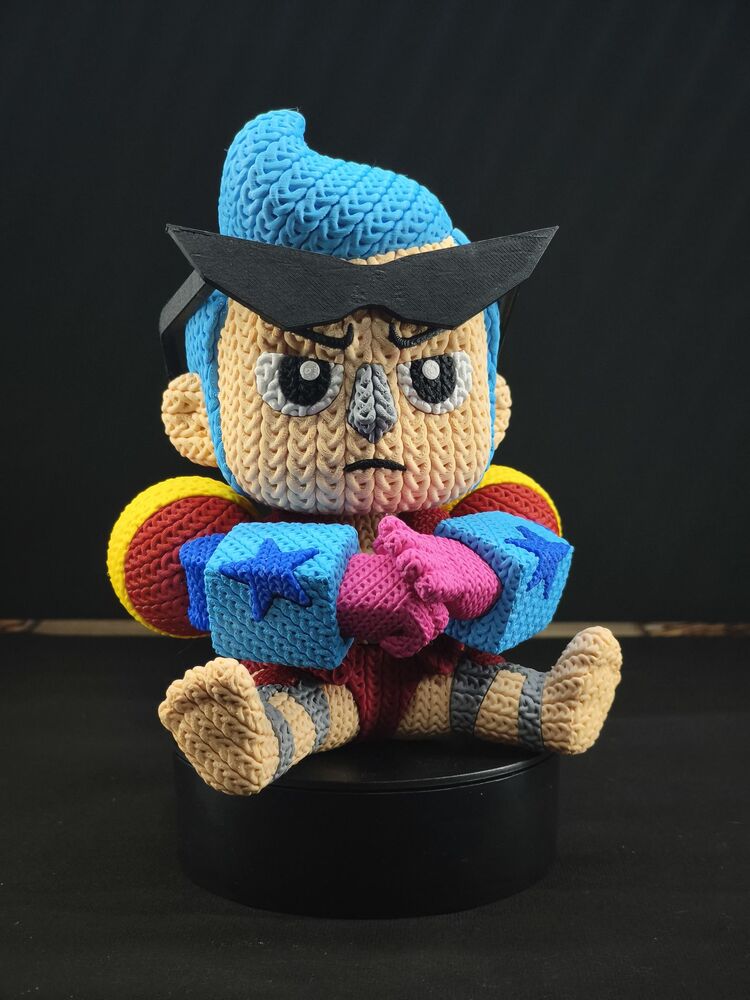One Piece Örgü Desenli Franky Figürü