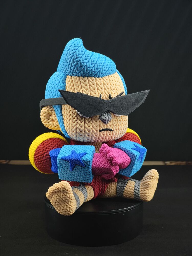 One Piece Örgü Desenli Franky Figürü