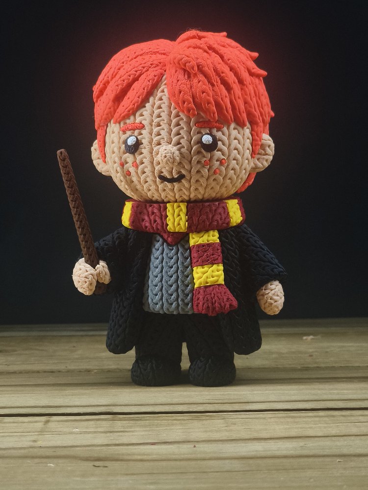 Ron Weasley Örgü Desenli Figür