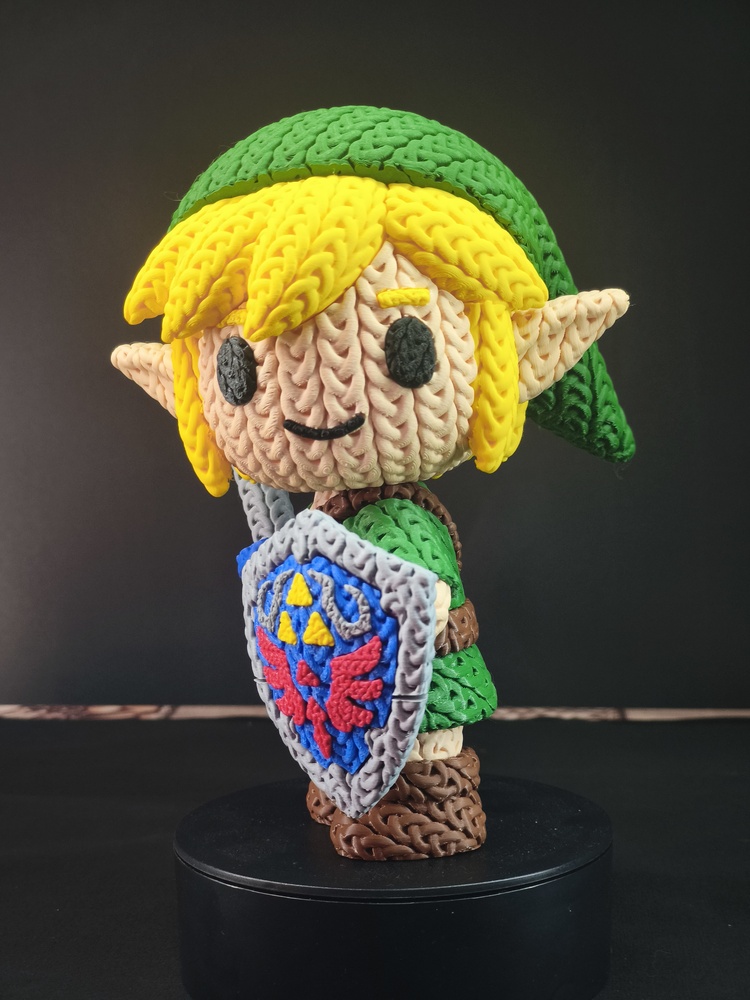 The Legend Of Zelda Örgü Desenli Link Figürü