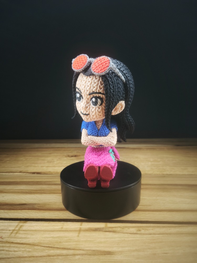 One Piece Örgü Desenli Nico Robin Figürü