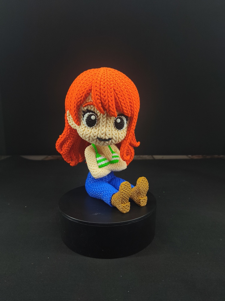 One Piece Örgü Desenli Nami Figürü