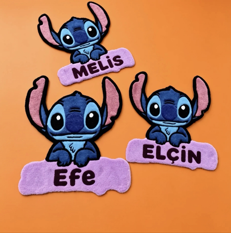Özel İsimli Stitch Tufting Halı & Dekor