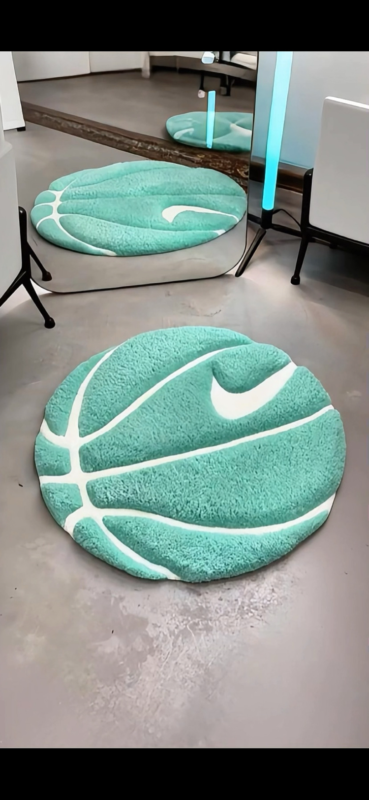 Tiffany Mavi Beyaz Dekoratif Halı