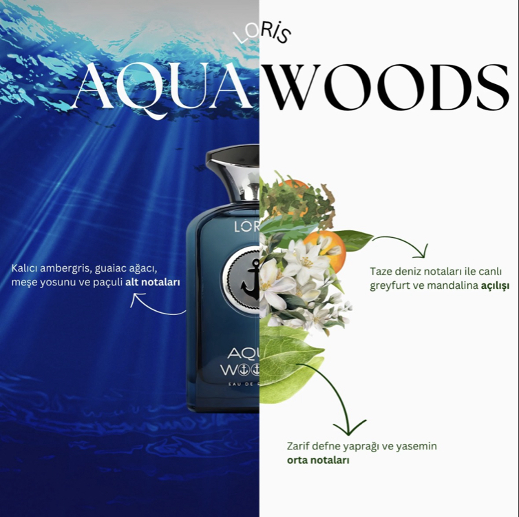 Loris Aqua Woods Parfüm 100 ML