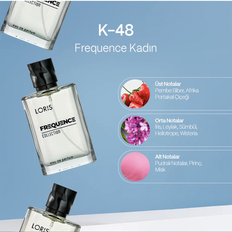 K048 Frequence Kadın Parfümü 50 ML