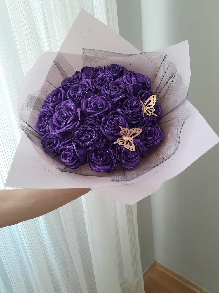 20'li simli gül buketi