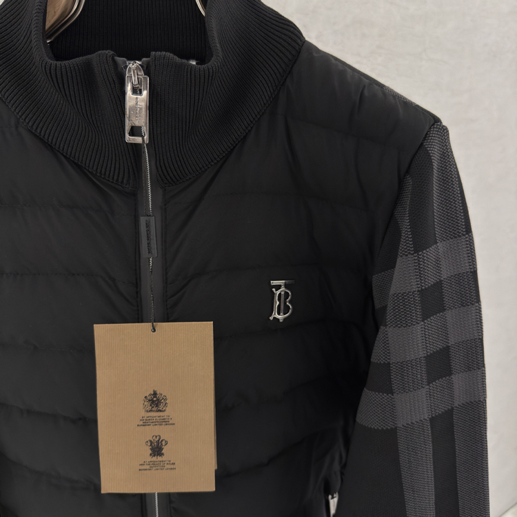 İthal BURBERRY Çelik Örme Mont/Ceket