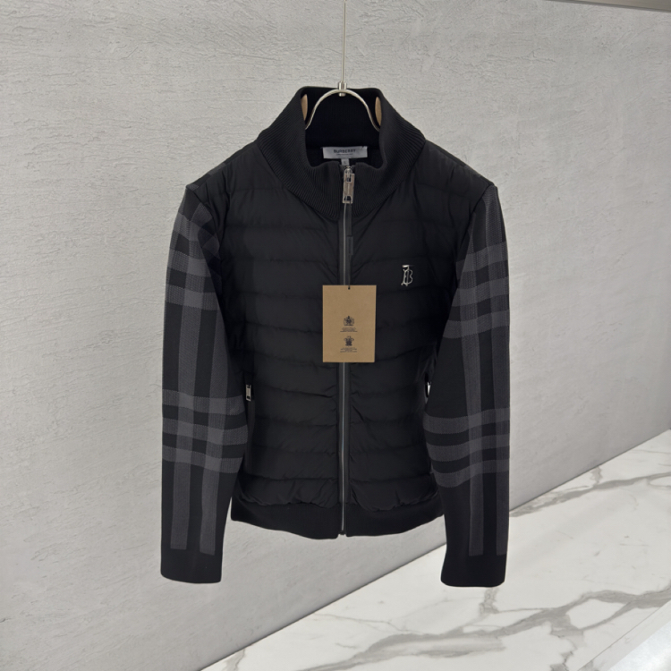 İthal BURBERRY Çelik Örme Mont/Ceket