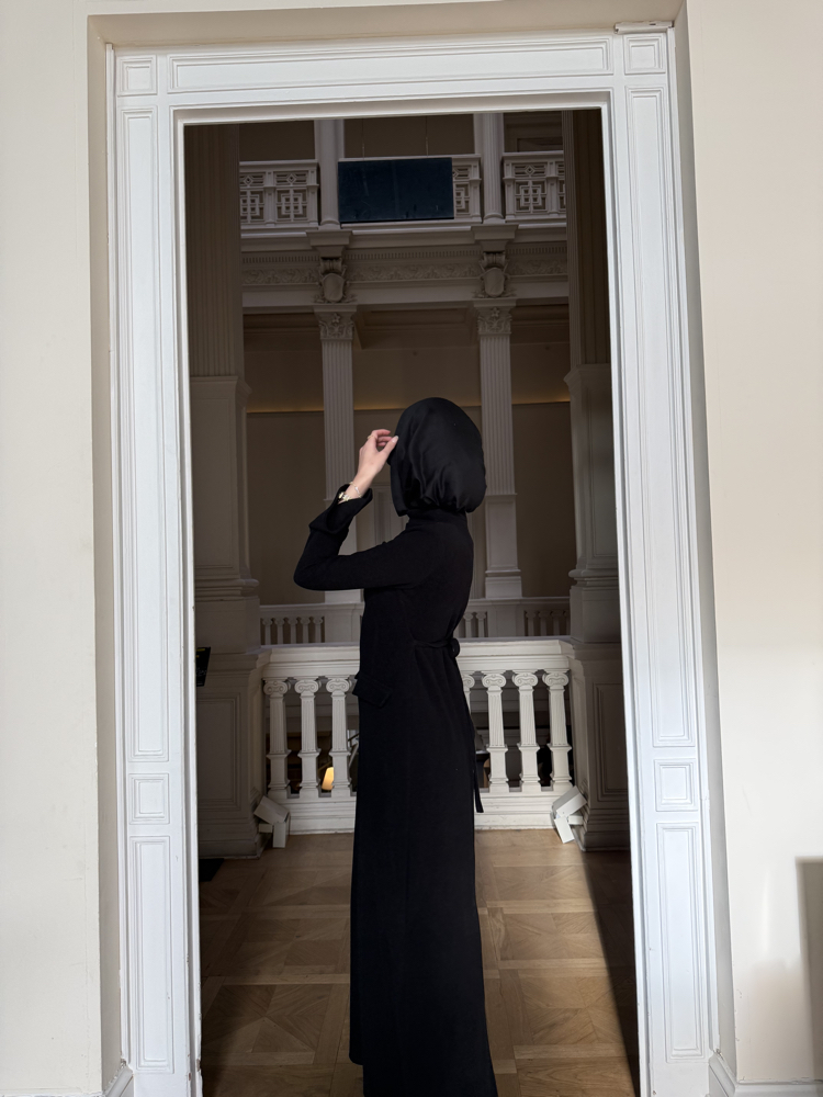 Black aura dress
