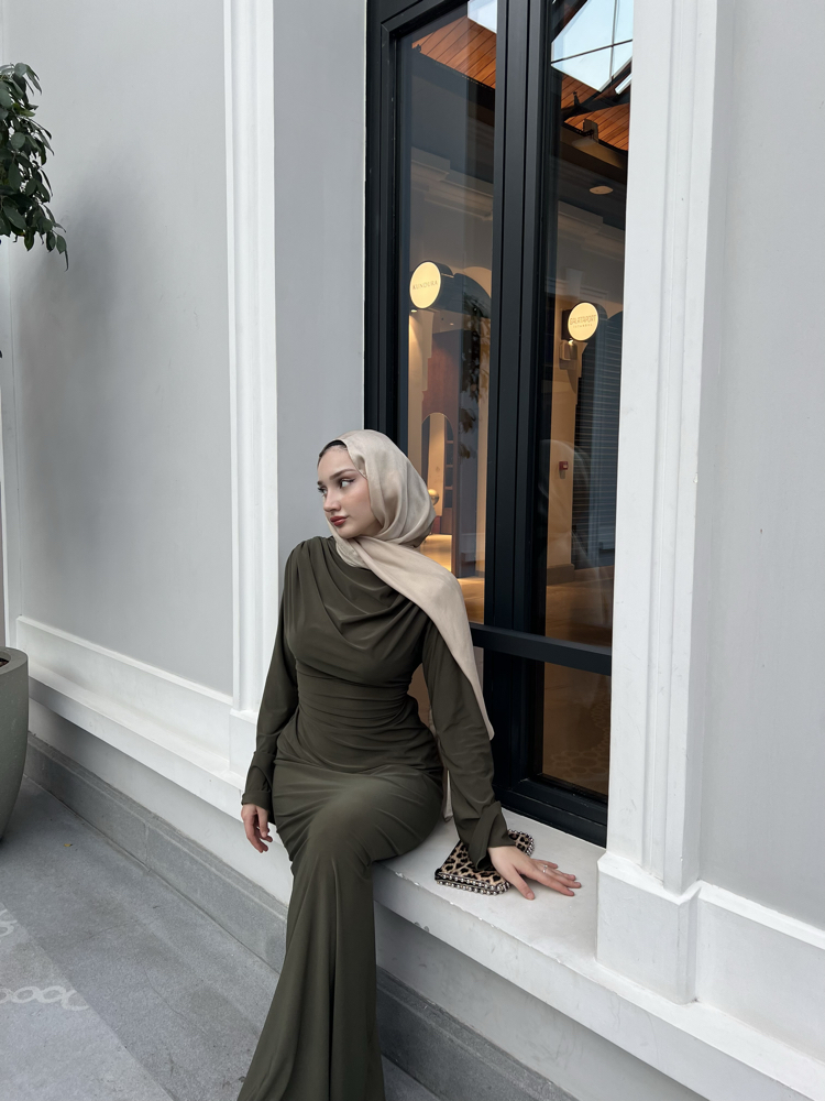 Haki cherry dress