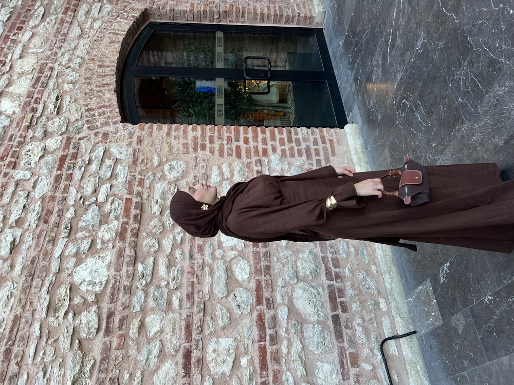 Brown Linen dress