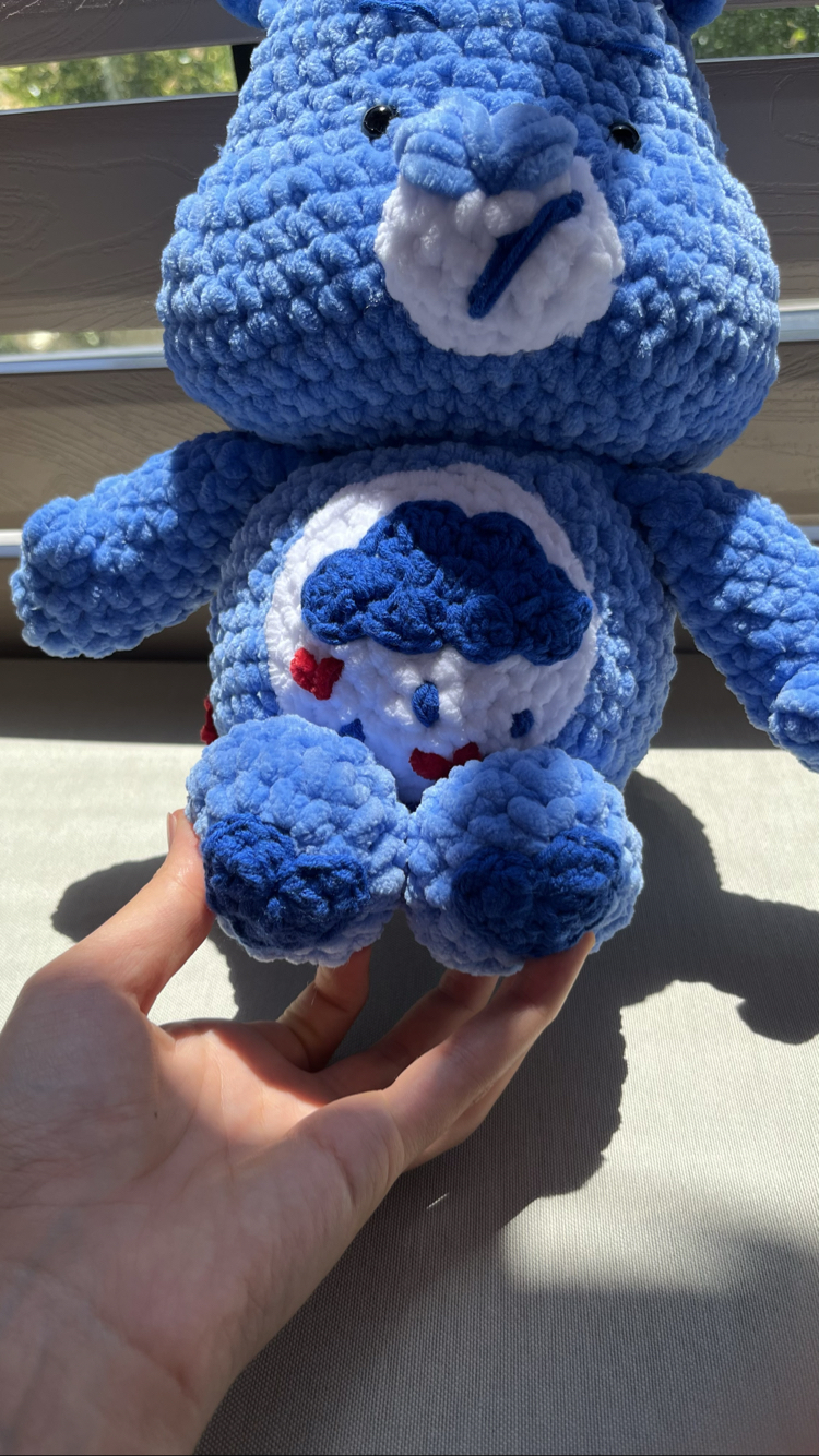 Amigurumi sevimli ayıcıklar-mavi